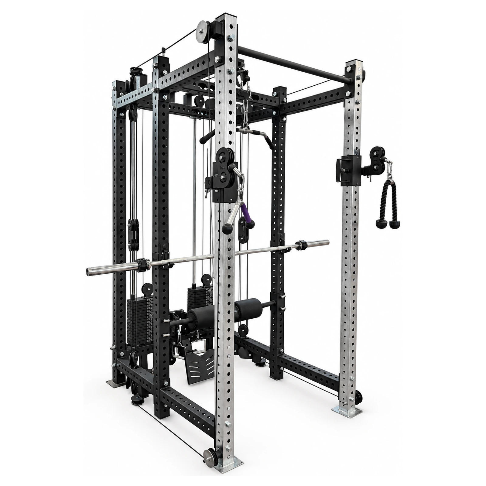 Ares Dap Squat Lat Row Combo - Isotonic Cable Machines - METALGYM